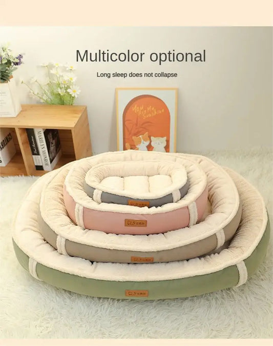 Luxury Imitation Suede Dog Bed