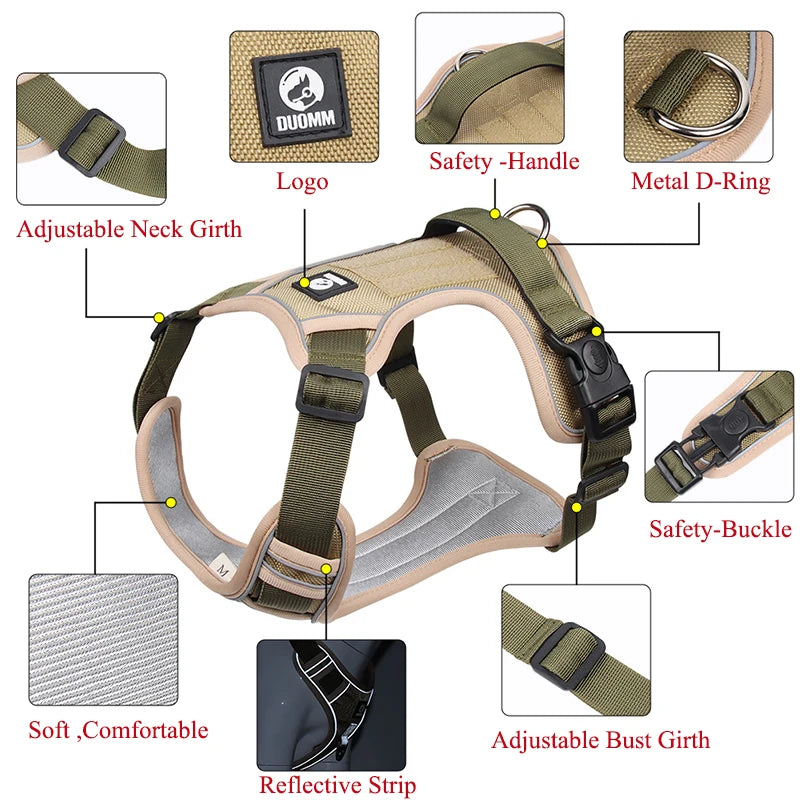 Reflective Adjustable Dog Harness