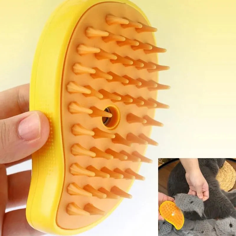 Steam Hair Removal Pet Grooming Brush