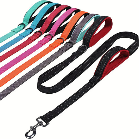 Heavy Duty Double Handle Nylon Leash