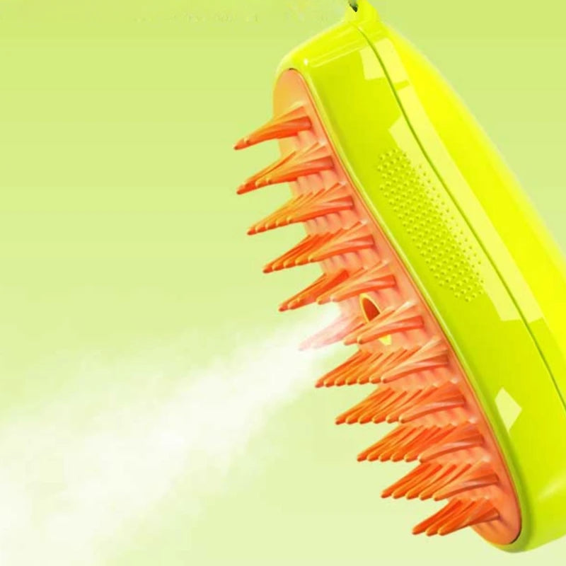 Steam Hair Removal Pet Grooming Brush