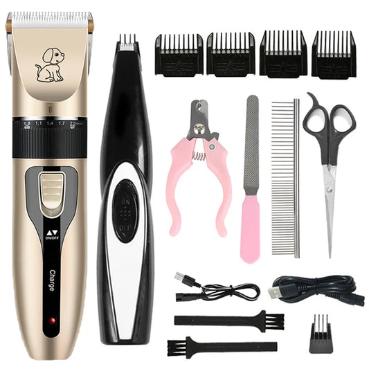 Rechargeable Electric Pet Grooming Kit