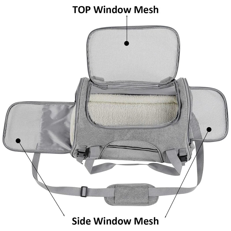 Soft-Sided Pet Travel Carrier