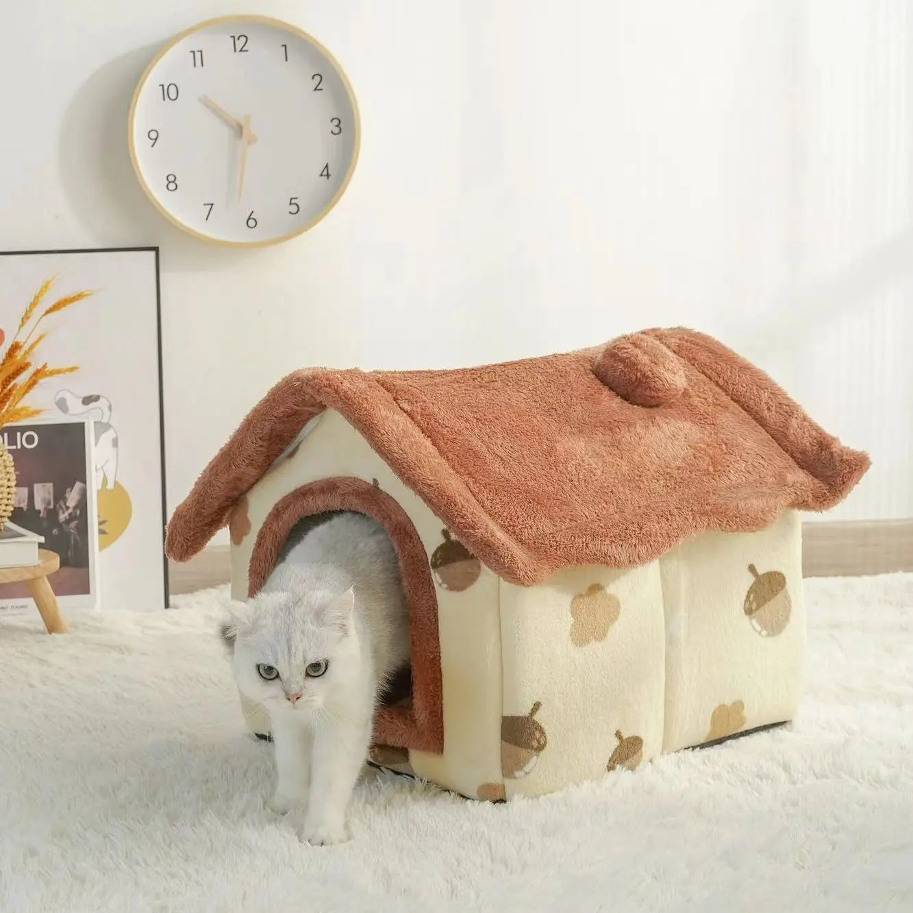 Pet House with Removable Cushion