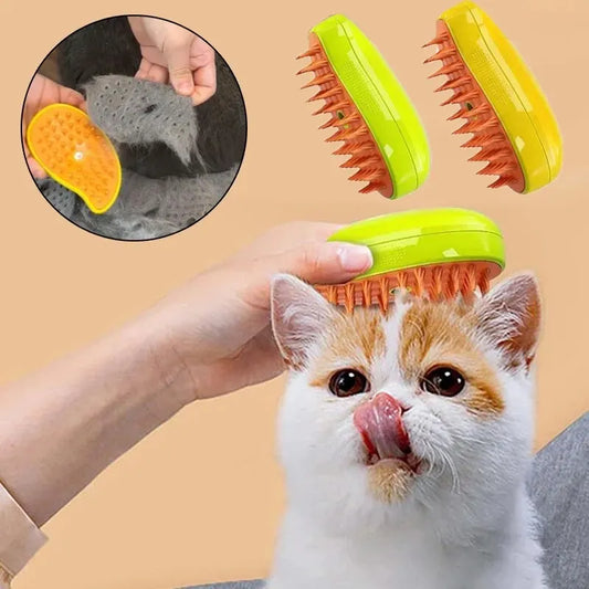 Steam Hair Removal Pet Grooming Brush