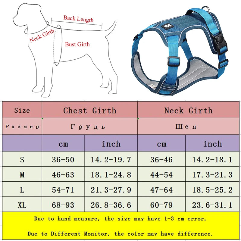 Reflective Adjustable Dog Harness