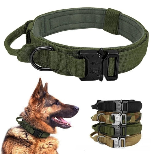 Military Tactical Adjustable Dog Collar